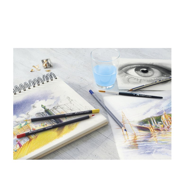 Faber-Castell GOLDFABER watercolour crayons, gift packaging, 36 pieces